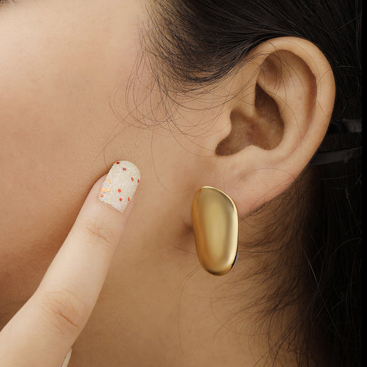 Golden Eclipse Studs