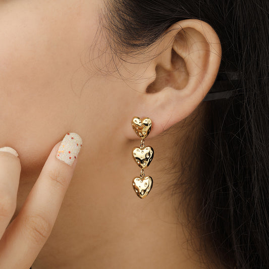 Heart Dangle Earrings