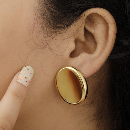 Opulent Oval Studs