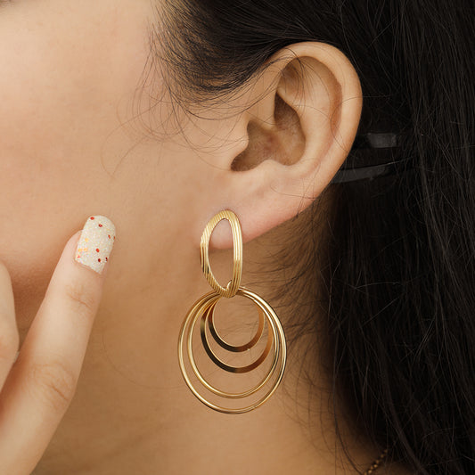 Infinity Ring Earrings