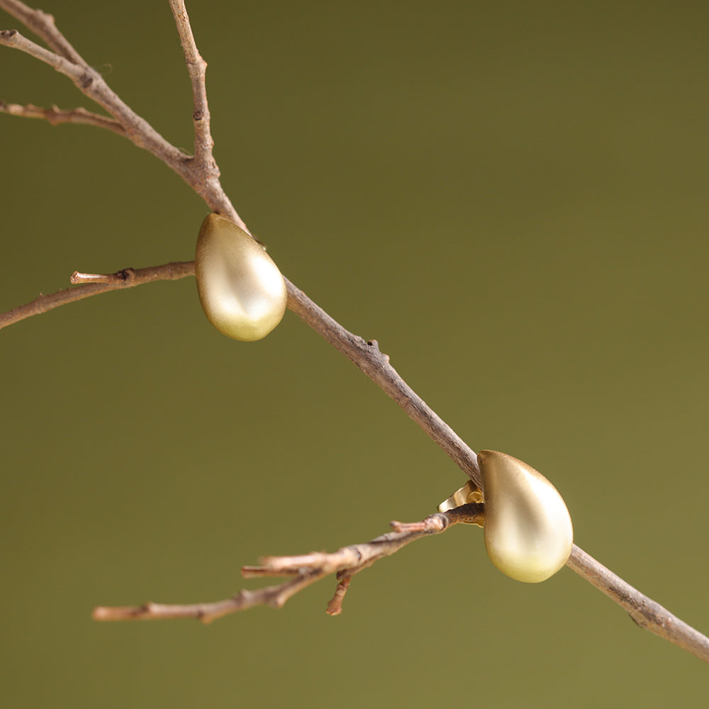 Golden Dewdrop Earrings