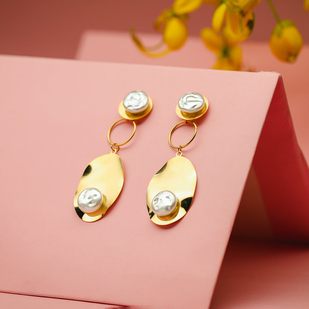 Lustrous Halo Earrings