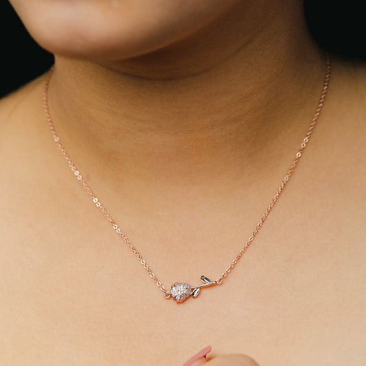 Rosebud Pendant Necklace