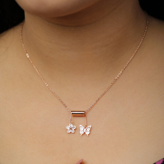 Coiled Spring Garden Necklace