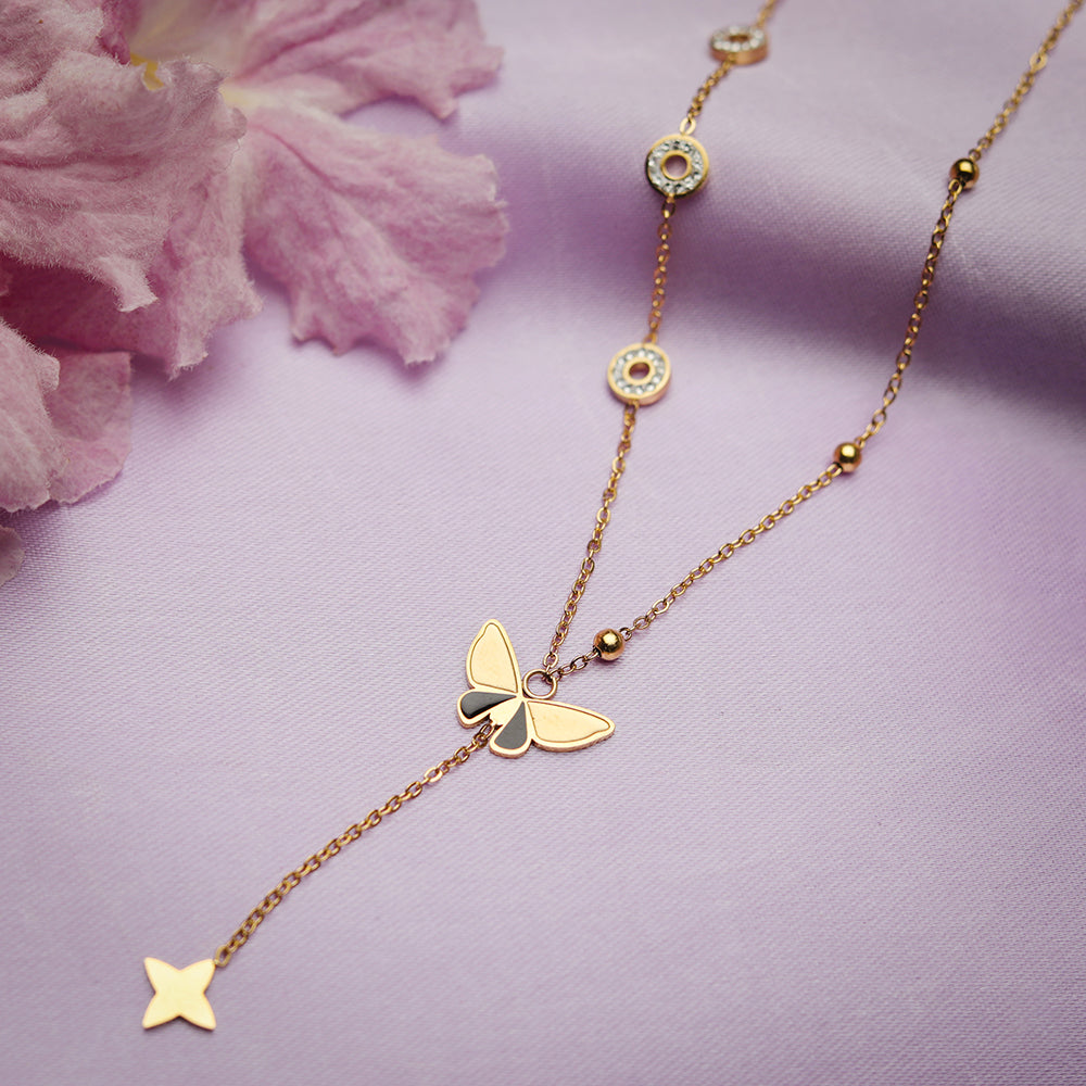 Stella Maris Butterfly Necklace