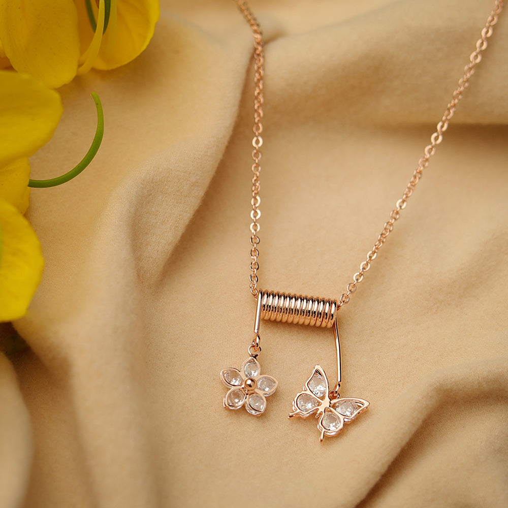 Coiled Spring Garden Necklace