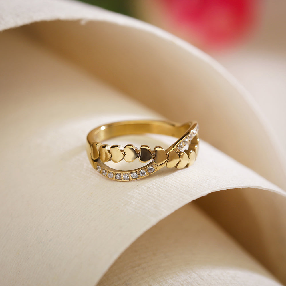 Golden Twist Ring