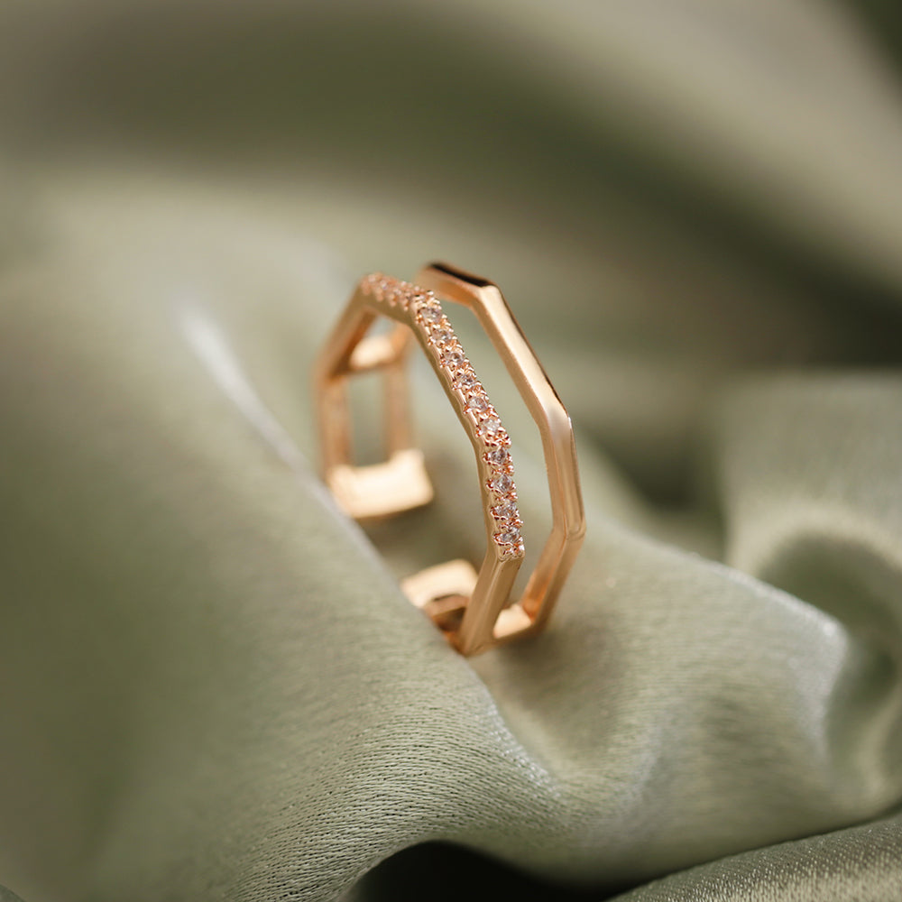 Geometric Glow Ring