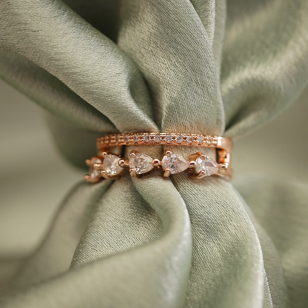 Interlock Sparkle Ring