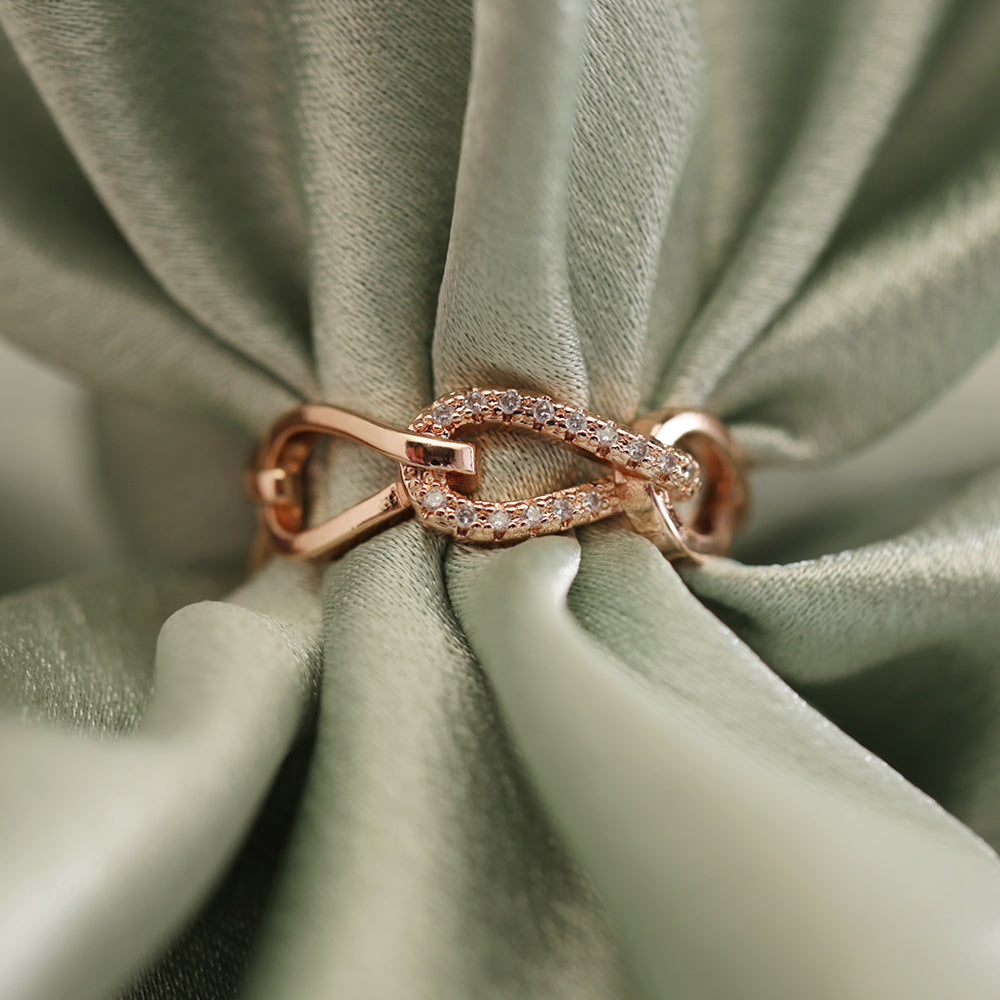 Twisted Rose Sparkle Ring