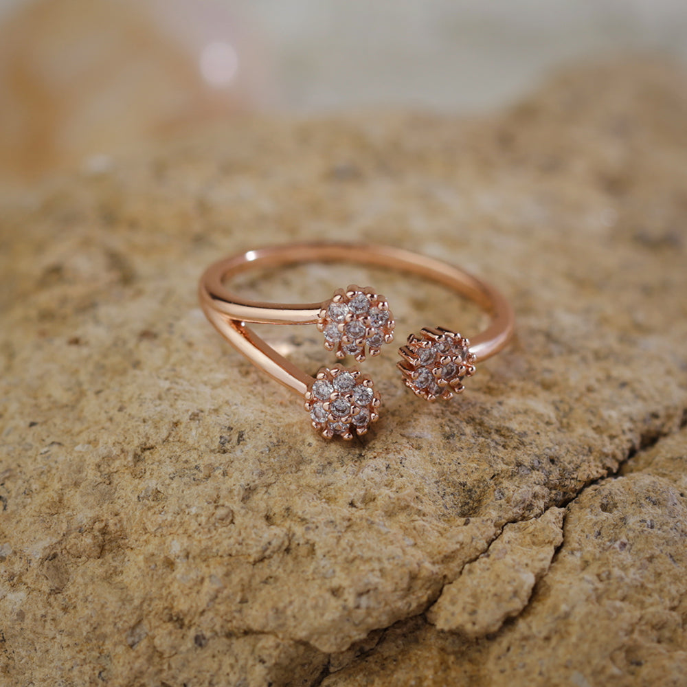 Trio Flower Ring