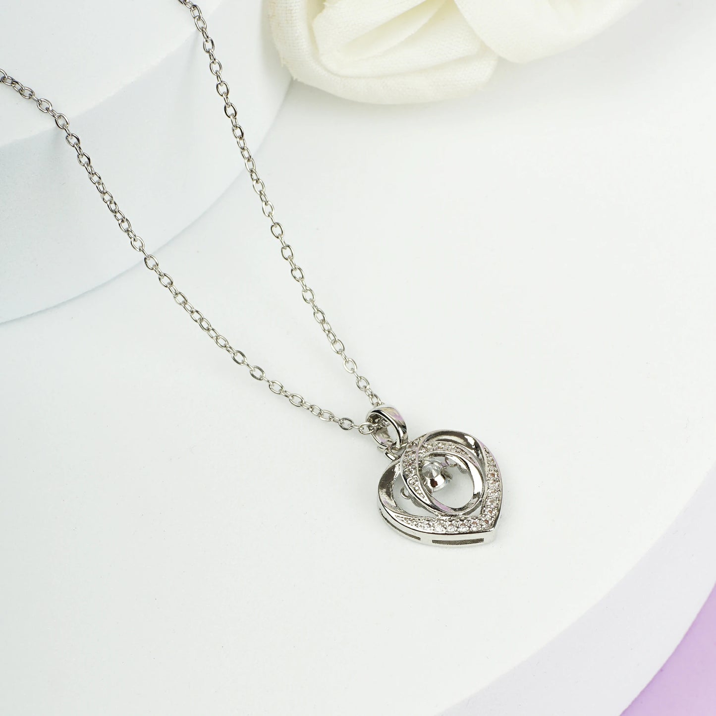 Silver Embrace Pendant