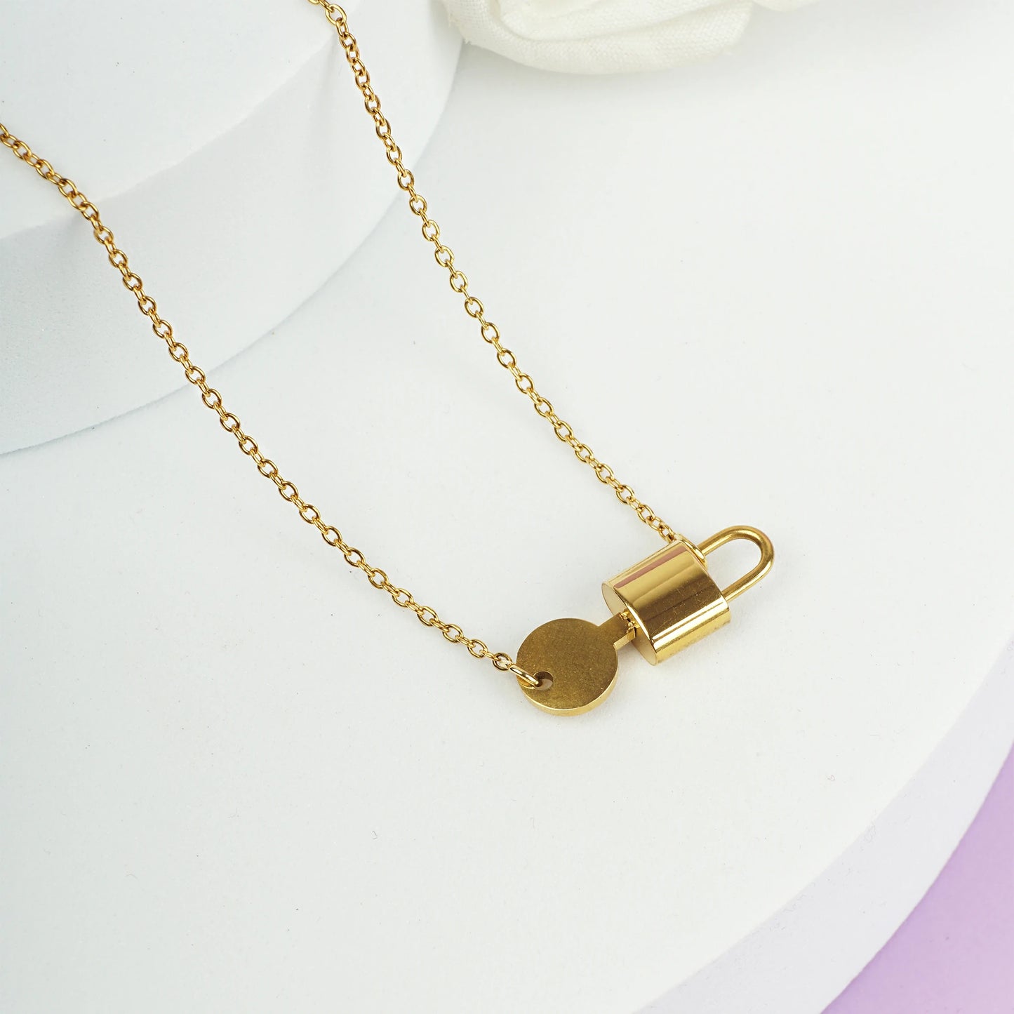 Locked in Love Pendant Necklace