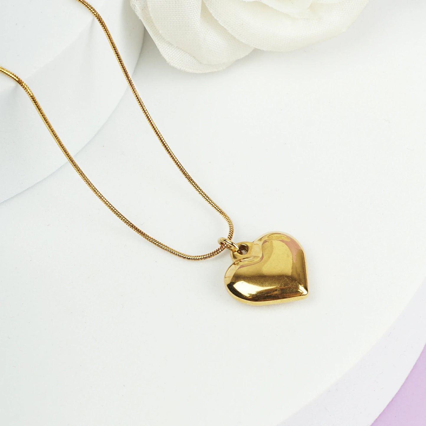 Golden Heart Charm
