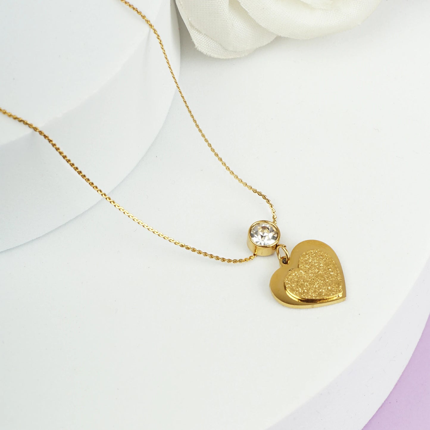Gilded Heart Charm