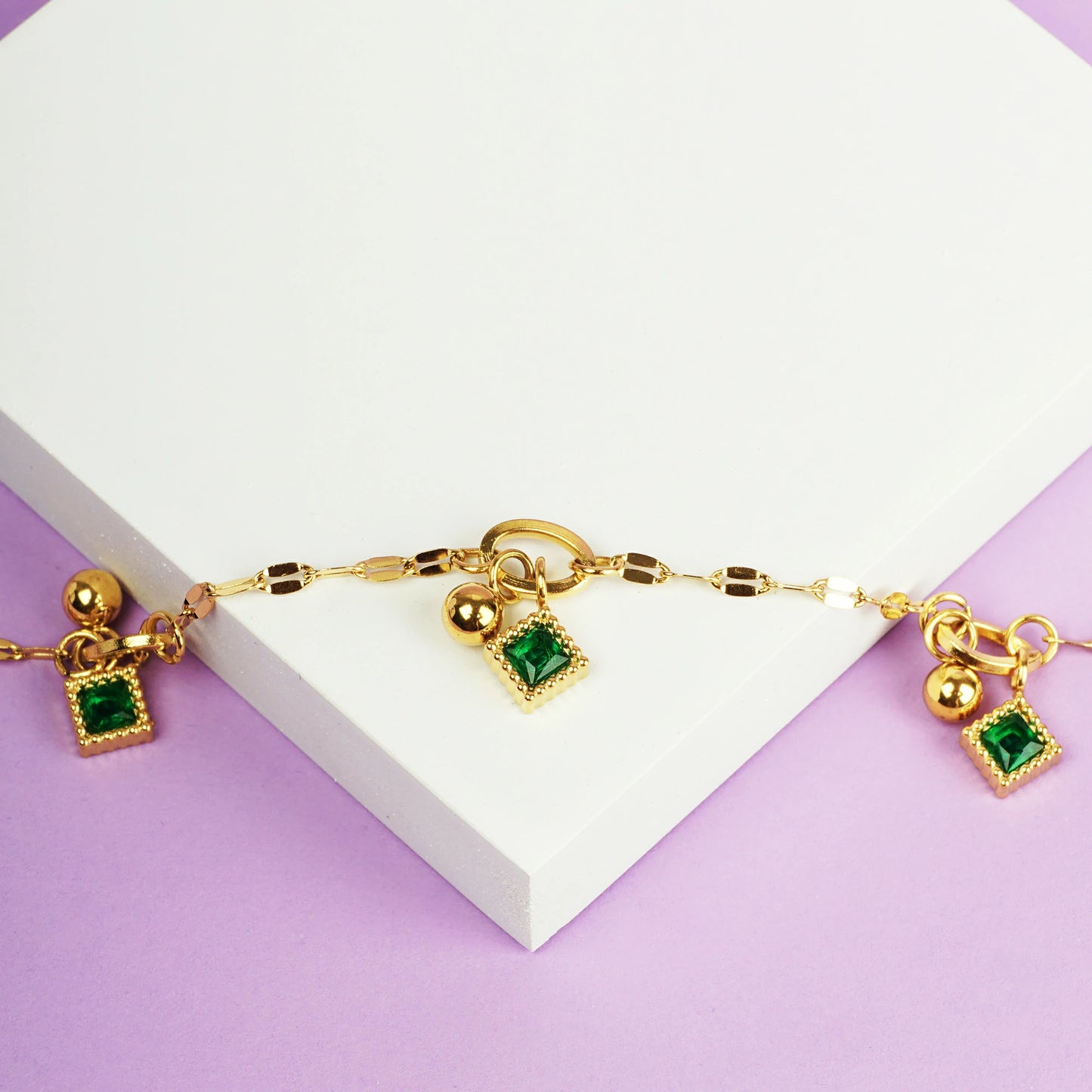 Gemstone Chain Bracelet