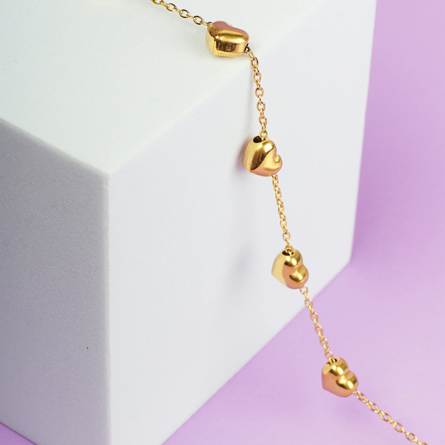 Golden Hearts Delight Bracelet