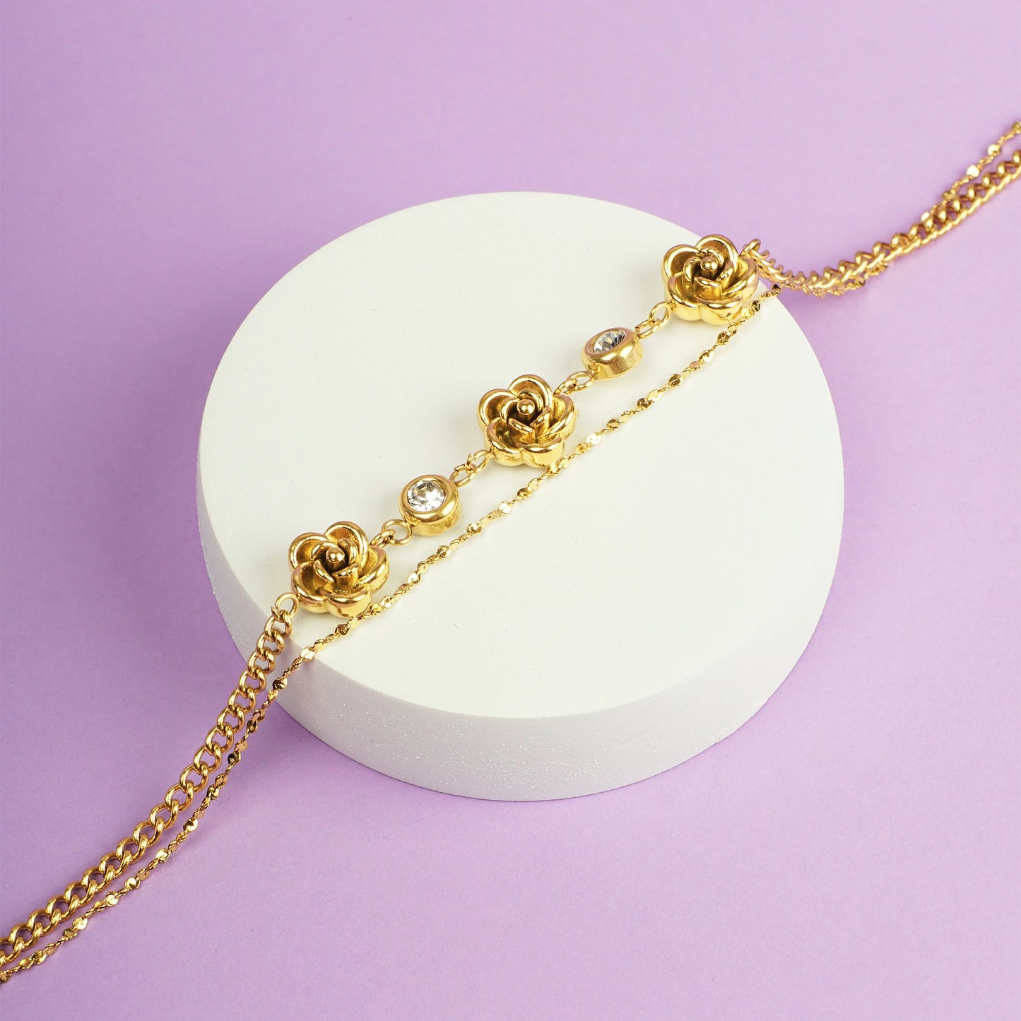 Rosé Radiance Charm Bracelet