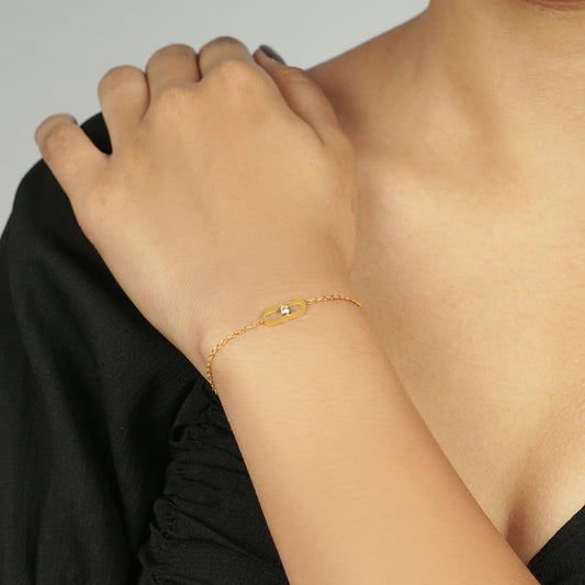 Solstice Spark Minimal Bracelet