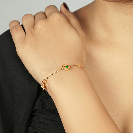 Gemstone Chain Bracelet