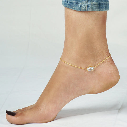 Dual Stone Anklet