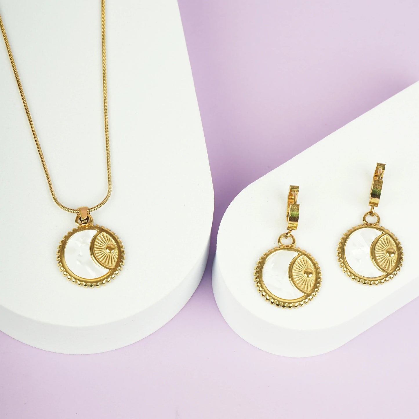 Dual Essence Necklace and Earrings