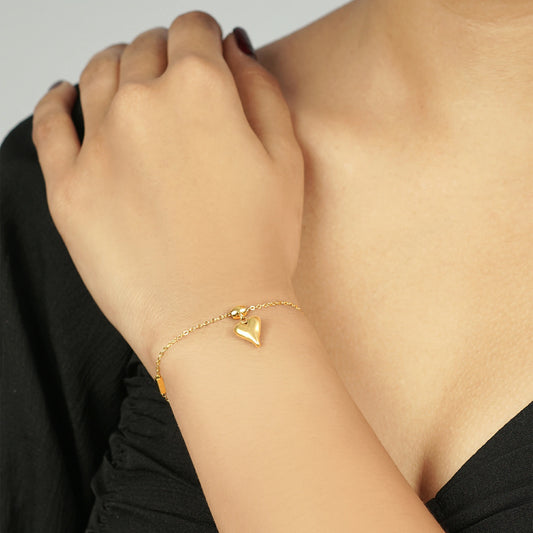 Lustrous Love Charm Bracelet