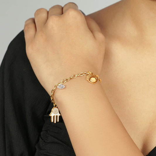 Golden Charm Bracelet