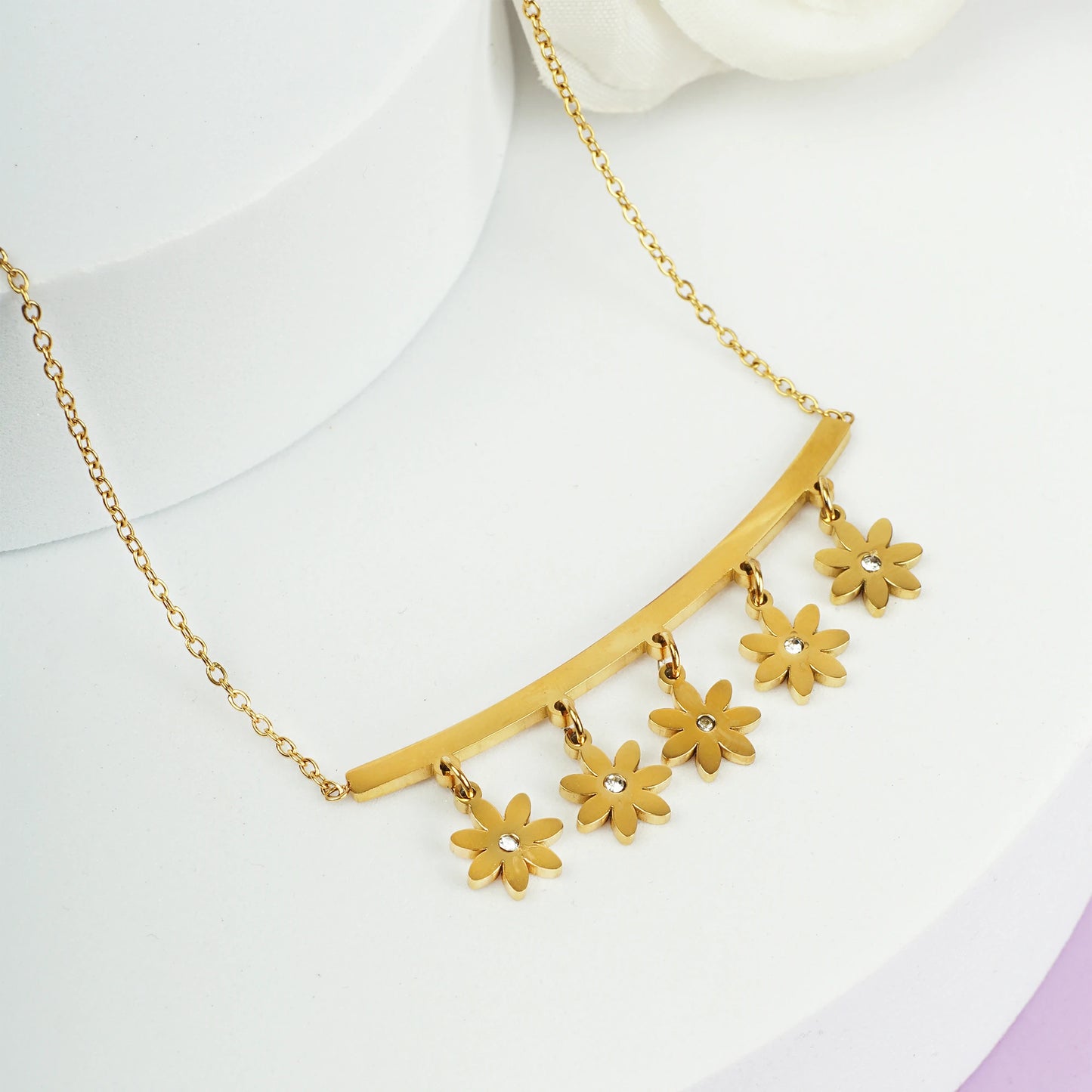 Floral Charm Necklace