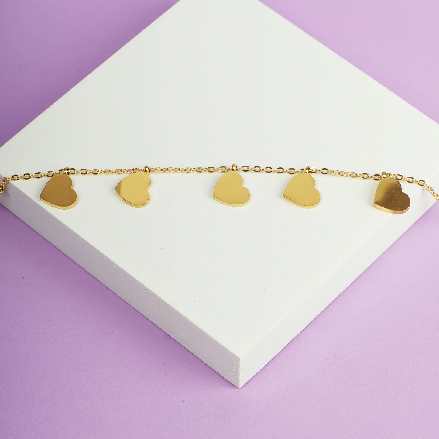 Heart Charm Bracelet