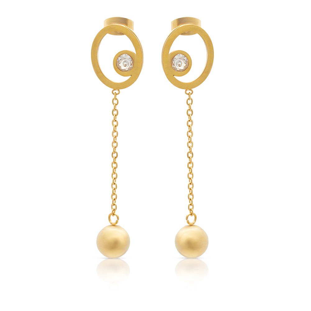 Golden Galaxy Earrings