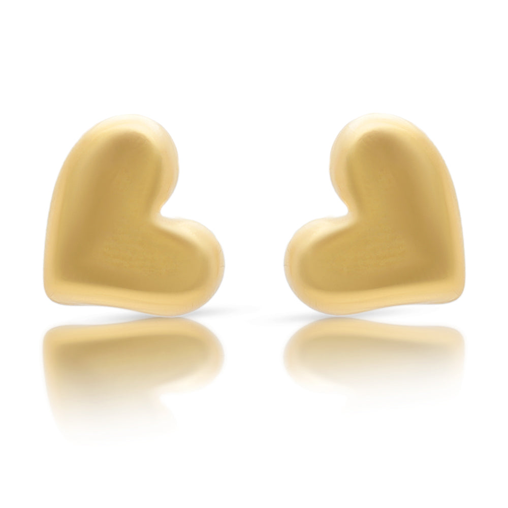 Golden Heartbeat Studs