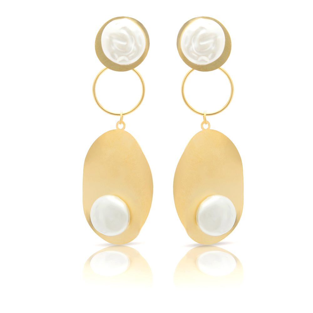 Lustrous Halo Earrings