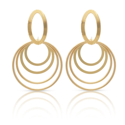 Infinity Ring Earrings