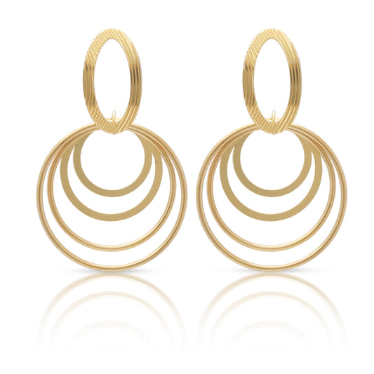 Infinity Ring Earrings