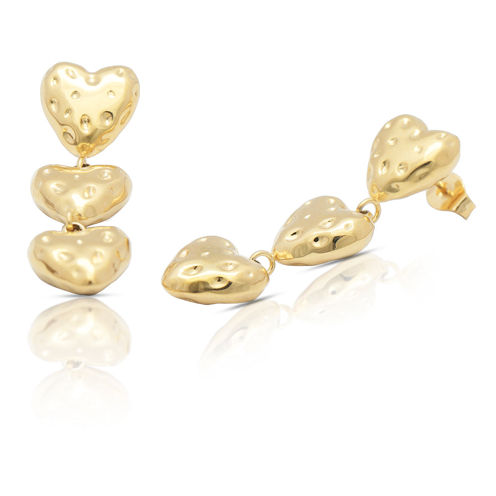 Heart Dangle Earrings
