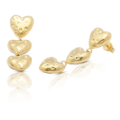 Heart Dangle Earrings