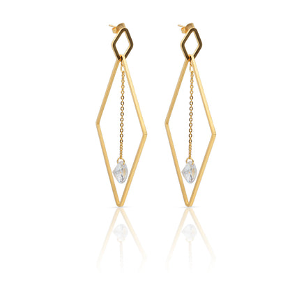 Diamond Drape Earrings