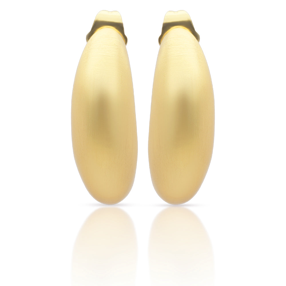 Golden Crescent Hoops