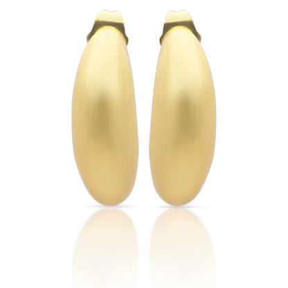 Golden Crescent Hoops