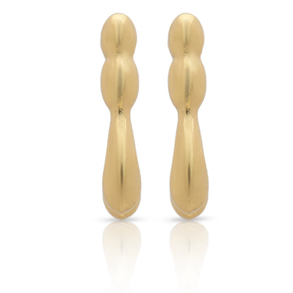 Sculpted Gold Earrings