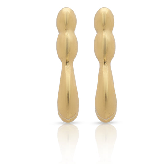 Sculpted Gold Earrings