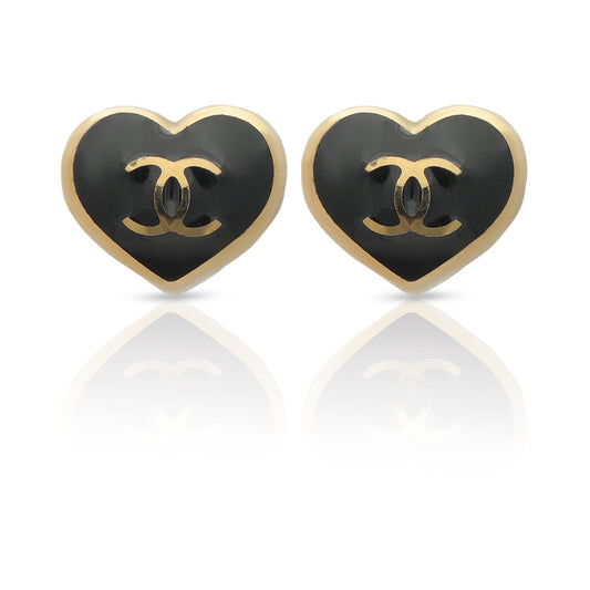 Chanel Heart Earrings