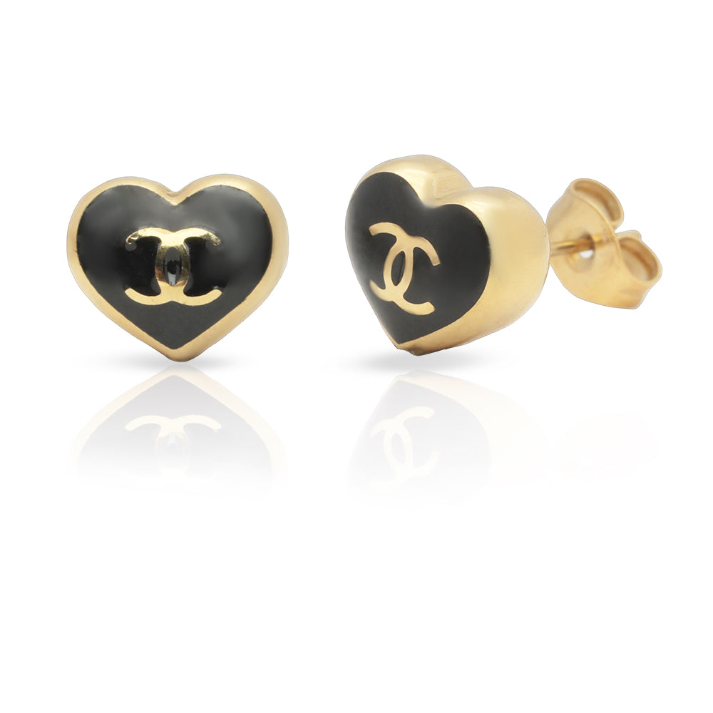 Chanel Heart Earrings