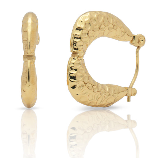Molten Dusk Hoop Earrings