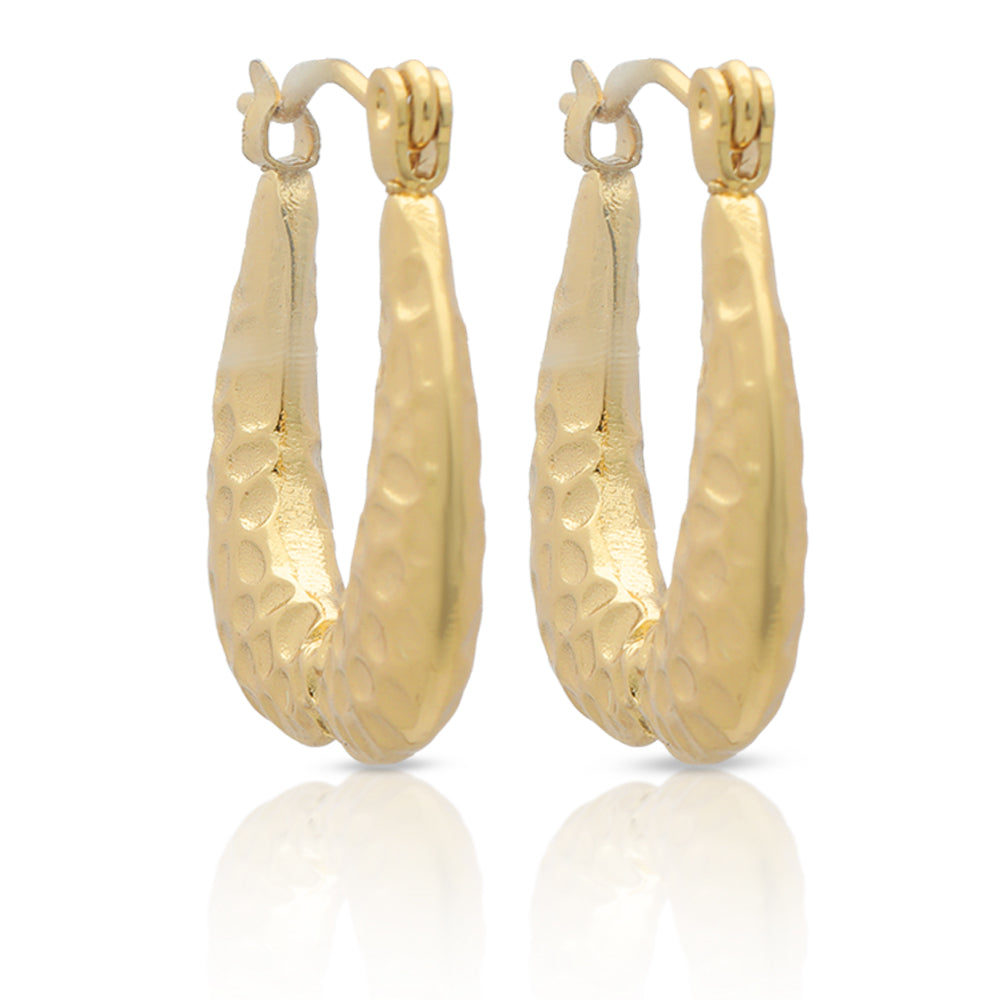 Molten Dusk Hoop Earrings
