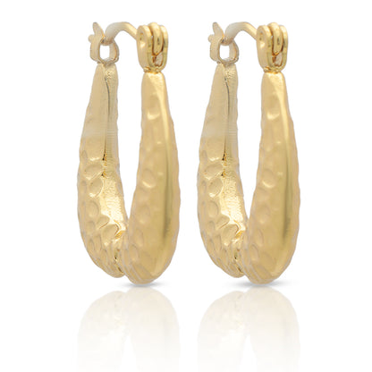 Molten Dusk Hoop Earrings