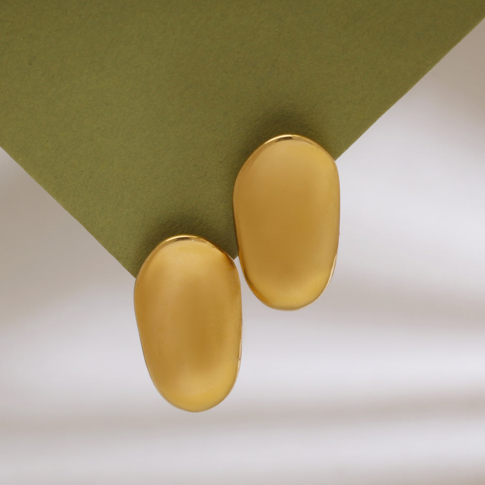 Golden Eclipse Studs