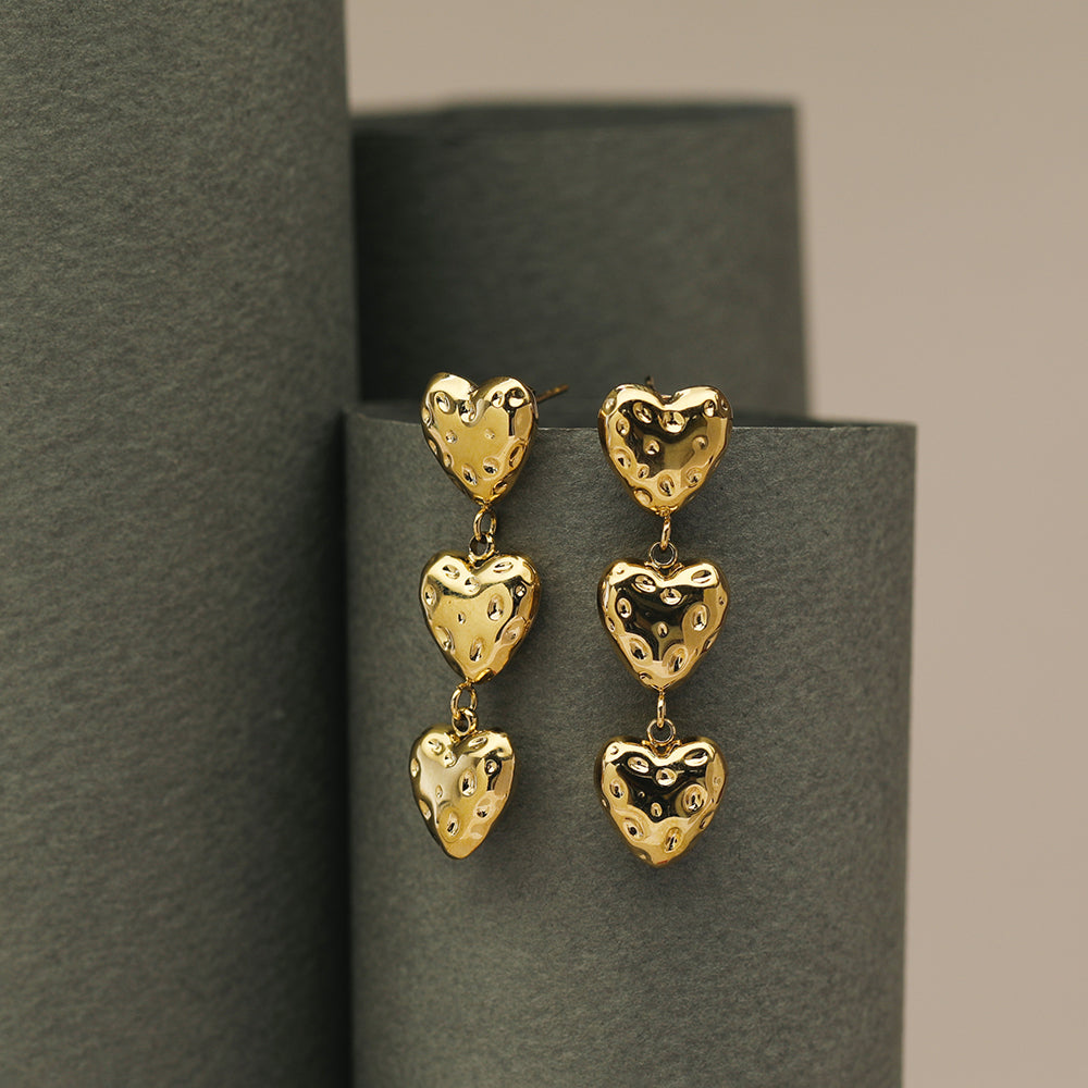 Heart Dangle Earrings
