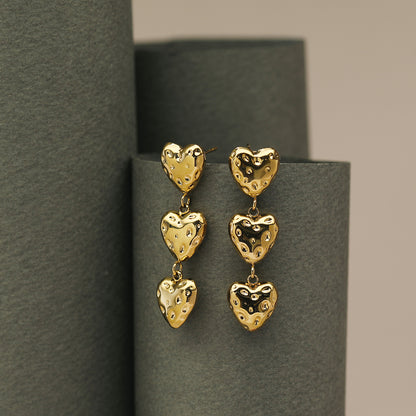 Heart Dangle Earrings